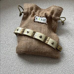Rane Cream and Gold Bracelet